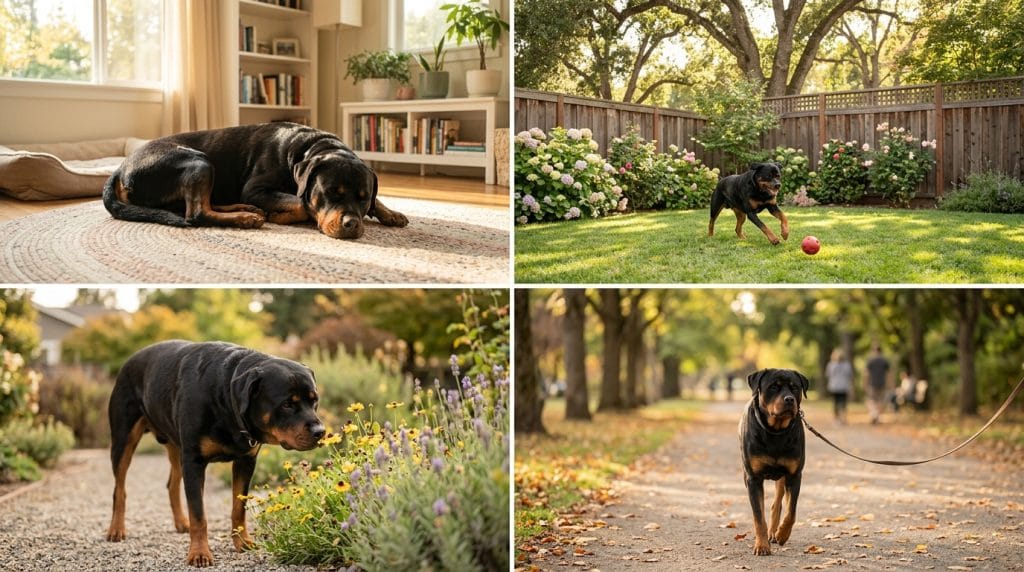 découvrez le guide complet du rottweiler : son caractère, ses besoins en éducation, et des conseils essentiels pour bien vivre avec ce chien puissant et fidèle.