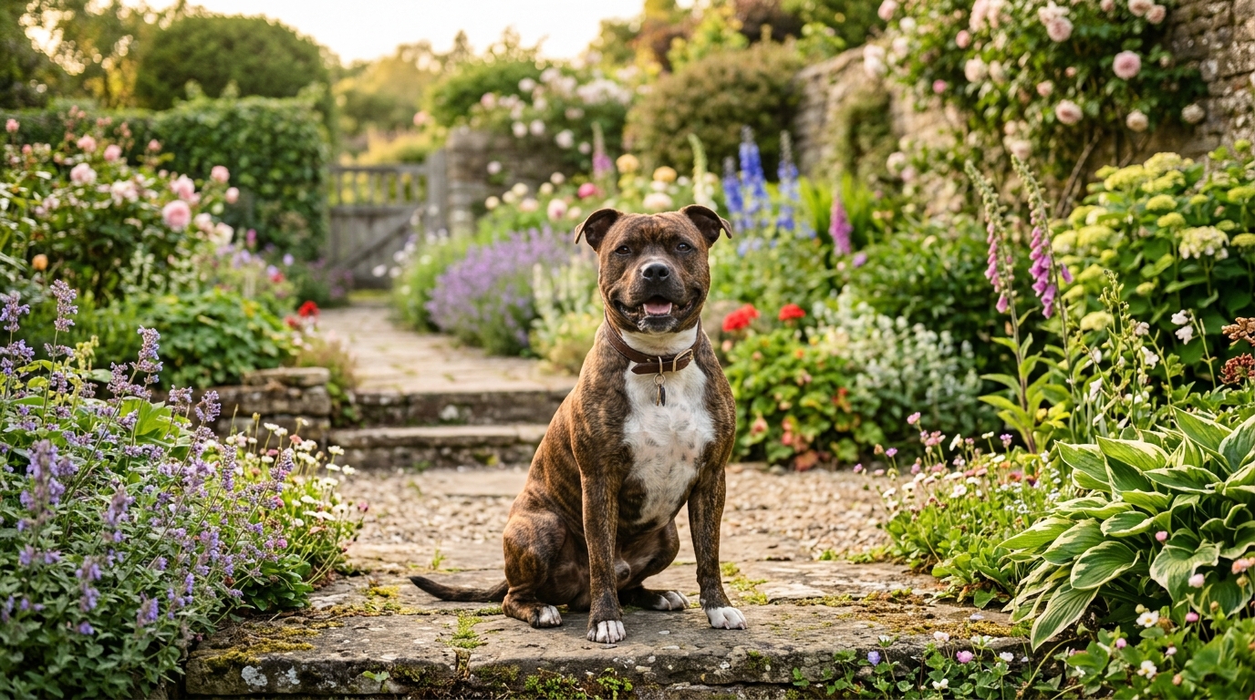 découvrez tout sur le staffordshire bull terrier, également appelé staffie : son histoire, son caractère, ses besoins et comment bien s'en occuper.