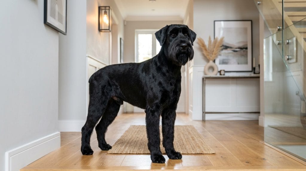 découvrez le schnauzer géant, un chien imposant alliant force et intelligence, parfait pour les familles actives et les amateurs de compagnons fidèles.