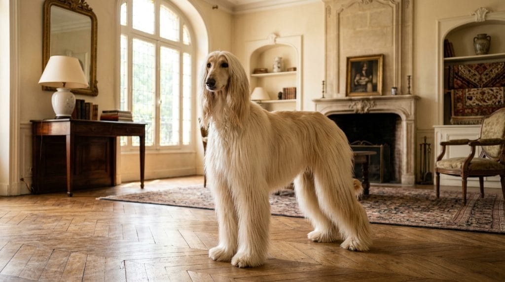 découvrez le lévrier afghan, un chien d'une élégance rare, reconnu pour sa grâce, son allure majestueuse et son caractère noble.