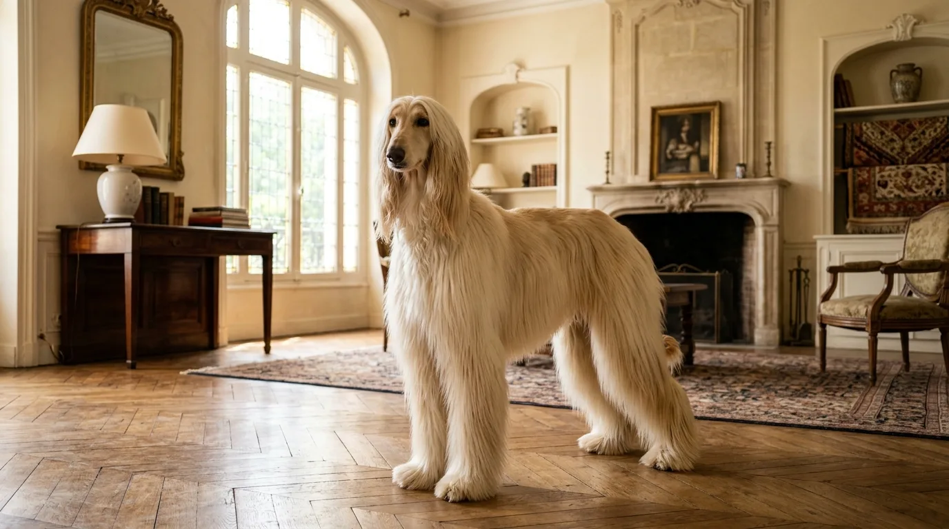 découvrez le lévrier afghan, un chien d'une élégance rare, reconnu pour sa grâce, son allure majestueuse et son caractère noble.