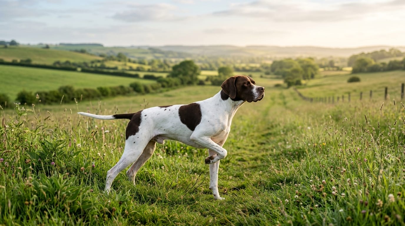 découvrez le pointer anglais, un chien d'arrêt élégant et endurant, idéal pour la chasse grâce à son énergie, son intelligence et sa fidélité.