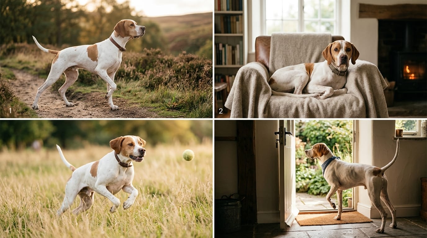 découvrez le pointer anglais, un chien d'arrêt élégant et endurant, réputé pour sa chasse précise et son tempérament énergique, idéal pour les amateurs de chasse et de compagnons fidèles.