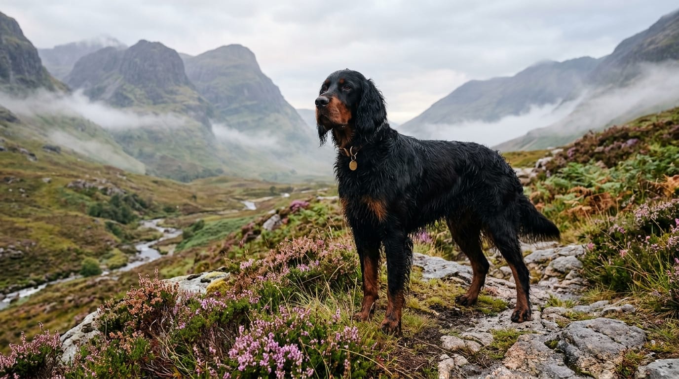 découvrez le setter gordon, le plus robuste des setters, alliant force, endurance et élégance. parfait compagnon pour les amateurs de chiens actifs et fidèles.